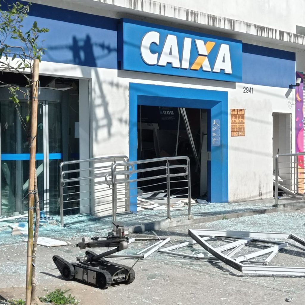 Agência da Caixa na Taquara é atacada por criminosos