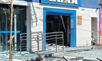 Agência da Caixa na Taquara é atacada por criminosos