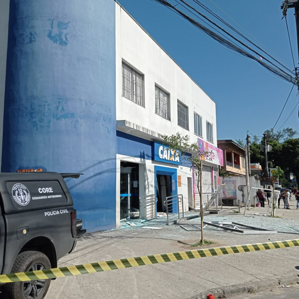 Agência da Caixa na Taquara é atacada por criminosos