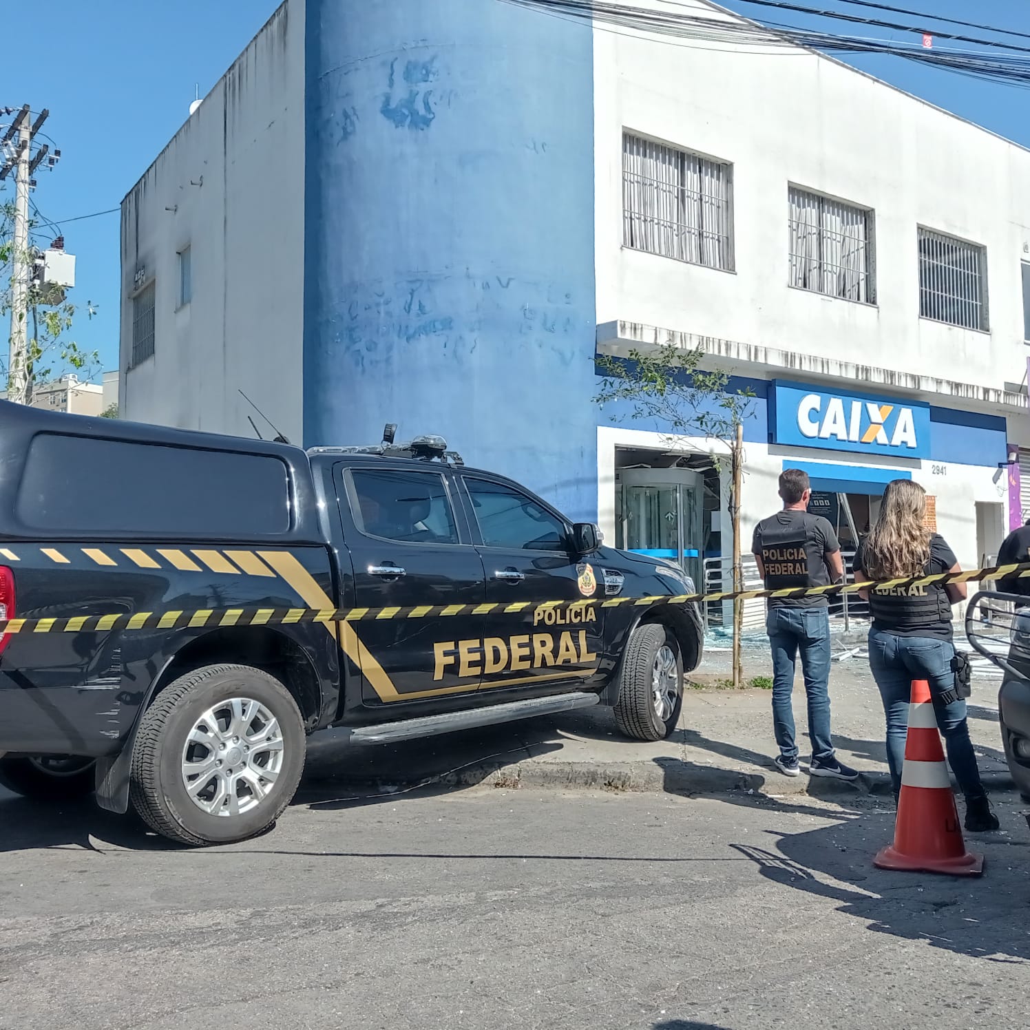 (Agência da Caixa Econômica/Foto: Repórter Cyro Neves - Super Rádio Tupi)