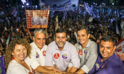 Freixo em comício em Maricá