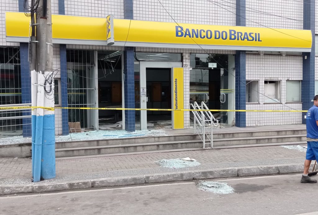Agência do Banco do Brasil atacada por criminosos em São João de Meriti