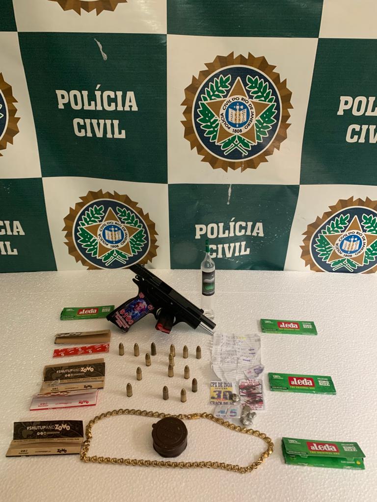 Apreensão líder tráfico Maricá