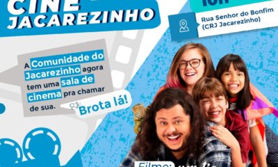 Cidade Integrada inaugura sala de cinema gratuita para moradores do Jacarezinho