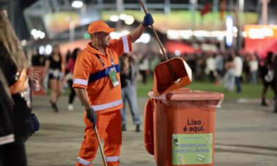 Comlurb fechou serviço de limpeza com 378,9 toneladas de resíduos removidos