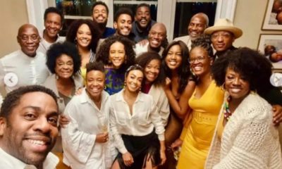 Viola Davis reúne diversos atores pretos na casa de Taís Araújo e Lázaro Ramos