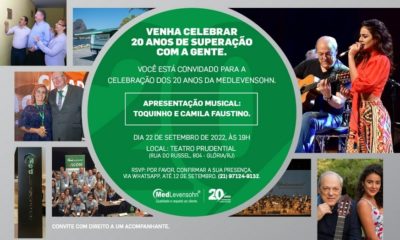 Toquinho e Camilla Faustino têm apresentação transmitida ao vivo e gratuita pelo YouTube da MedLevensohn