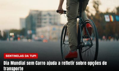 Dia Mundial sem Carro, sugere reflexões sobre opções de transporte