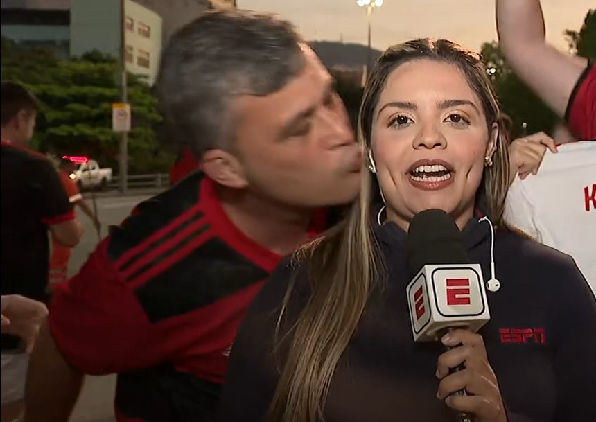 MPRJ denuncia torcedor do Flamengo que assediou repórter por ato libidinoso