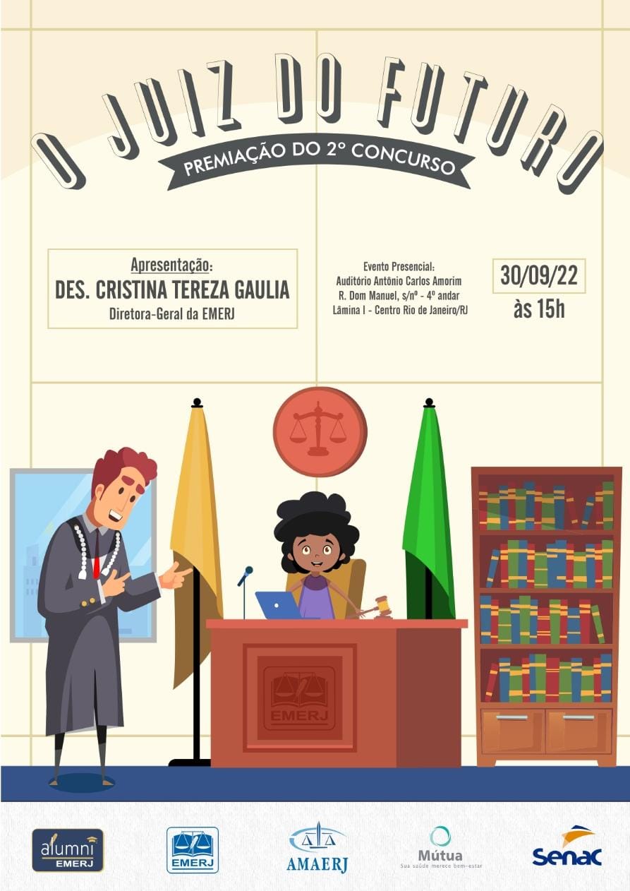 EMERJ realiza a premiação do 2º Concurso de Redação 'A EMERJ e o juiz do futuro'