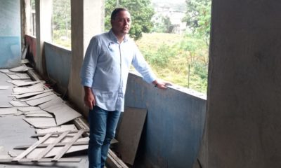Rodrigo Neves visita Ciep abandono em Nova Iguaçu