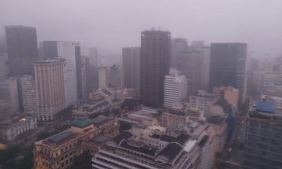 Centro do Rio em um dia chuvoso