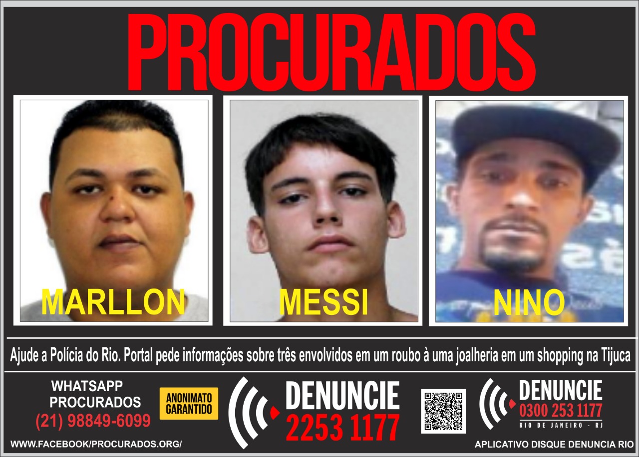 cartaz-portal-dos-procurados-suspeitos-envolvidos-em-tentativa-de-assalto-a-joalheria-no-Shopping-Tijuca