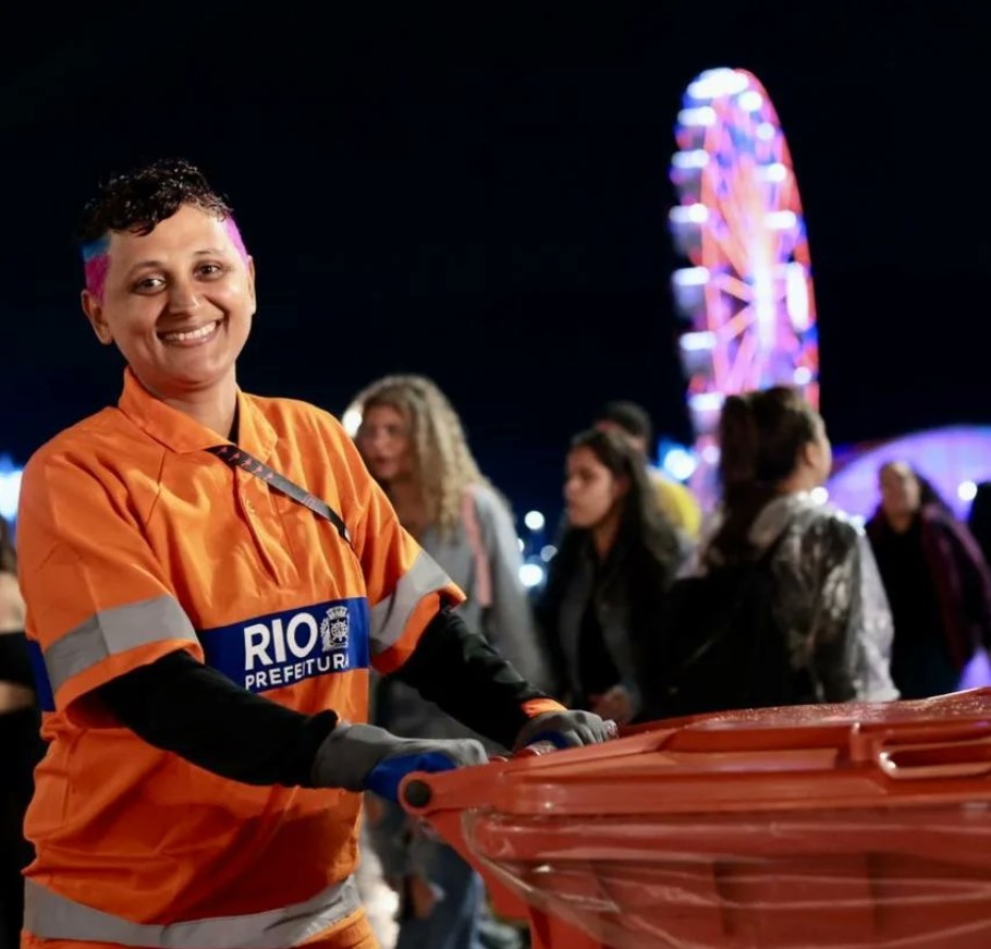 comlurb lixo rock in rio