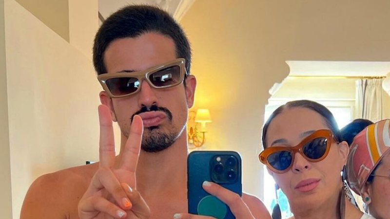 Enzo Celulari e a mãe, Cláudia Raia