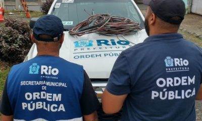 Apreensão fio de cobre Zona Norte do Rio