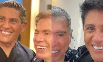 Silvio Santos e César Filho