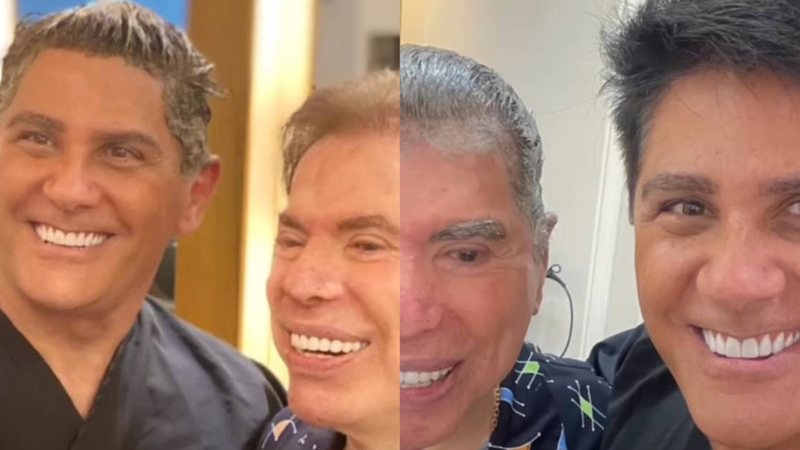 Silvio Santos e César Filho