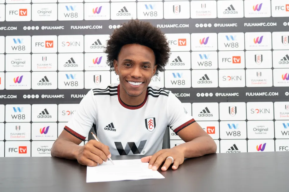 Willian, novo reforço do Fulham, da Inglaterra