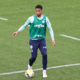 Murilo em treino do Palmeiras