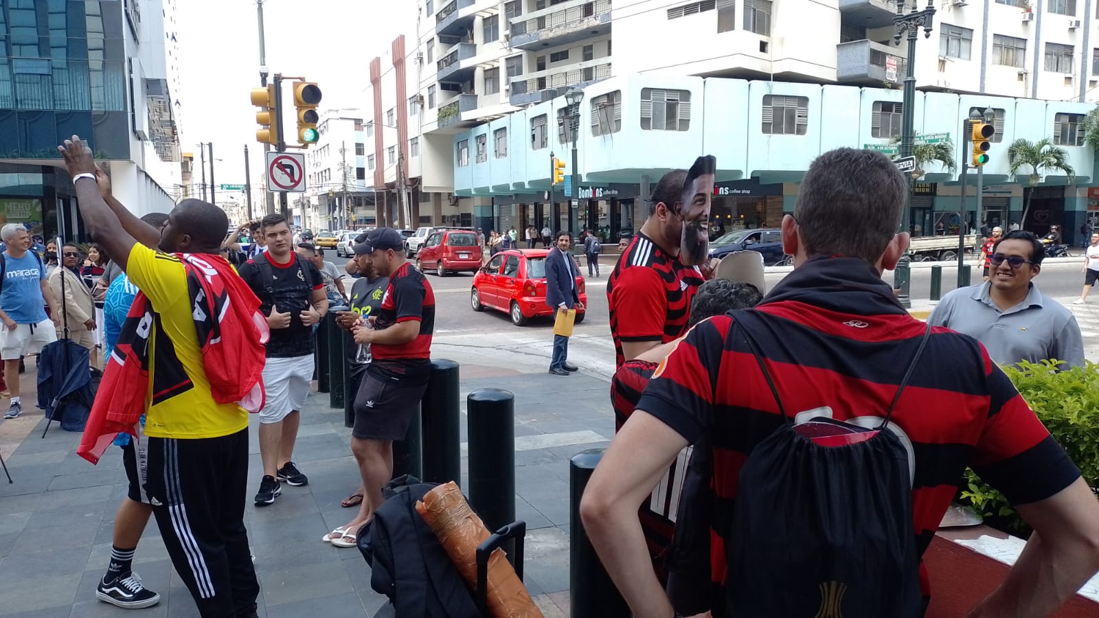 Flamenguistas no Equador para ver a final da Libertadores