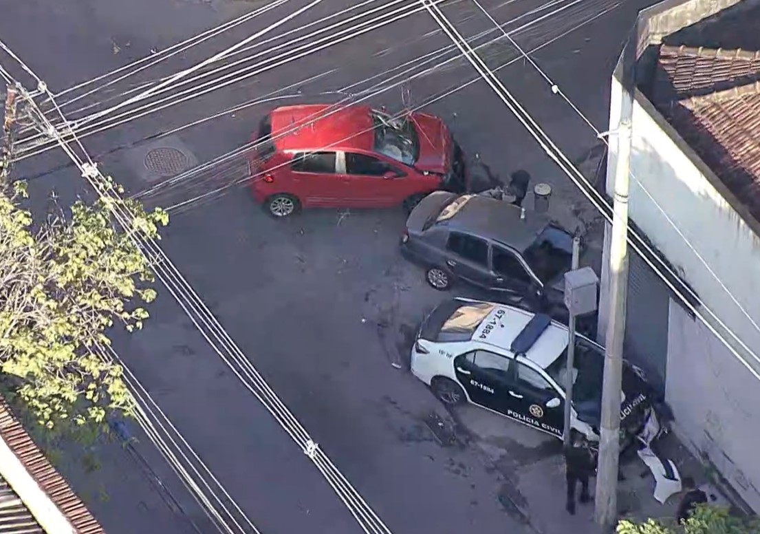 Acidente com viatura da Polícia Civil