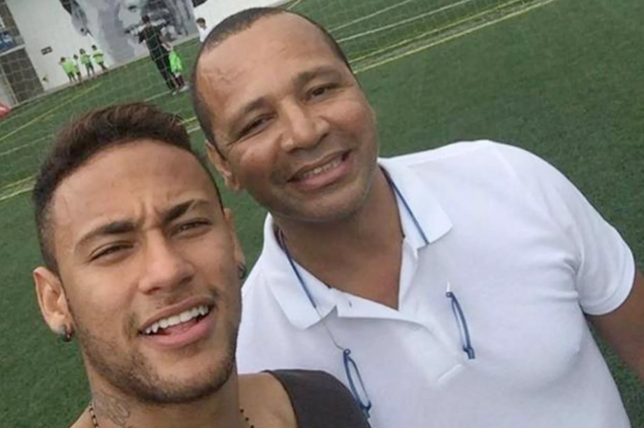 Neymar e o pai
