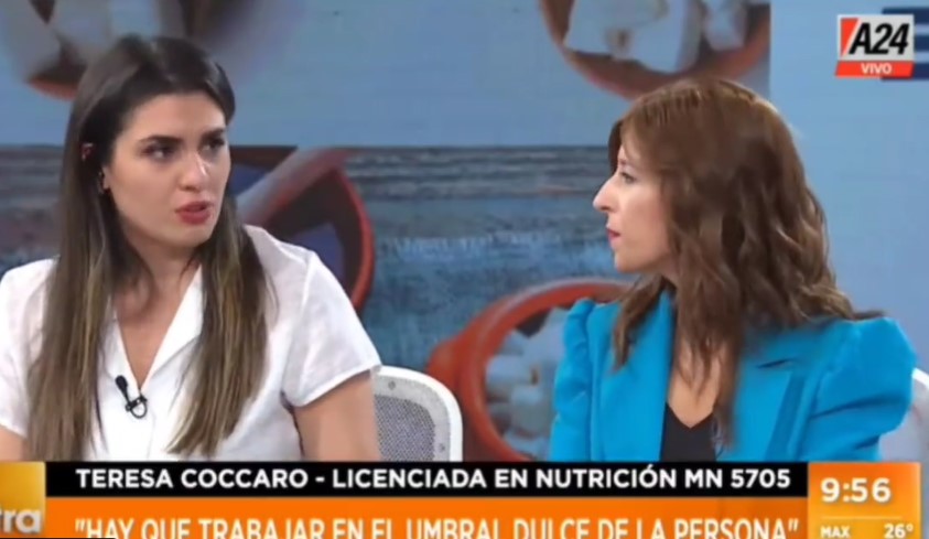 Nutricionista desmaia ao vivo na TV Argentina