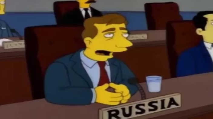 Simpsons prevê guerra entre Rússia e Ucrânia