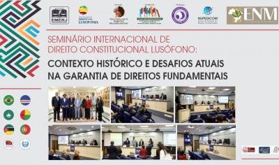 Juristas de países de língua portuguesa se reúnem no 1º dia do Seminário internacional de direito constitucional lusófono