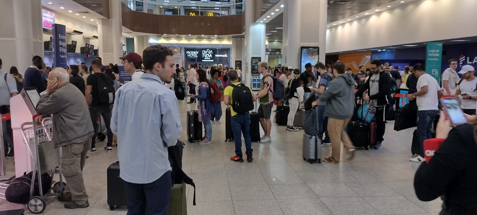 Aeroporto Santos Dumont, no Centro do Rio