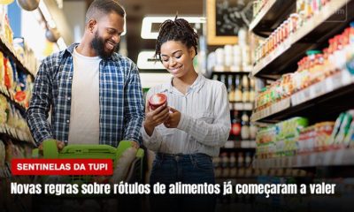 Rótulos de alimentos têm novas regras de  apresentação