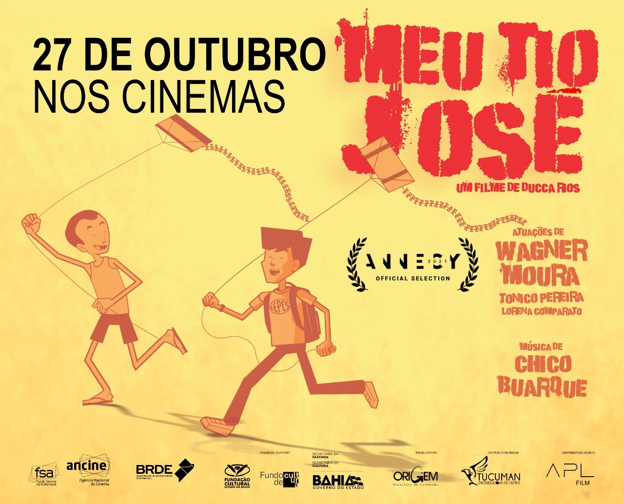 Longa 'Meu Tio José' estreia no circuito independente em 14 capitais do Brasil