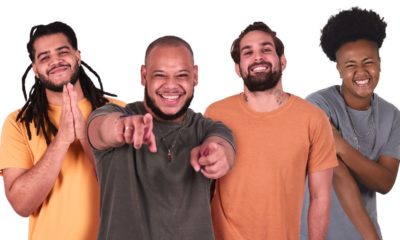 Banda composta por filhos de Carlinhos Brown, Saulo, Tonho Matéria e Reinaldinho regrava clássico 'Eu Também Quero Beijar'