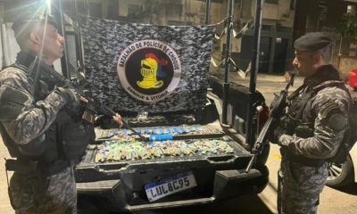 Polícia apreende grande quantidade de drogas em comunidade da Zona Norte do Rio