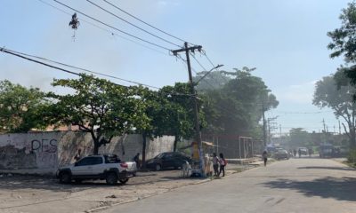 Incêndio atinge galpão abandonado em Irajá, na Zona Norte do Rio