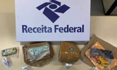 Receita Federal apreende drogas em encomendas no Rio