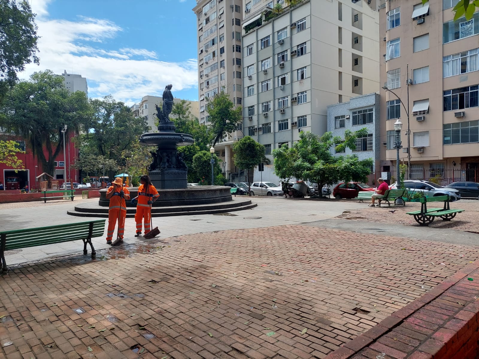 Praça São Salvador, na Zona Sul do Rio