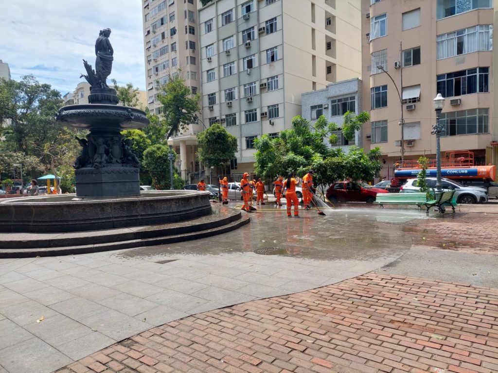 Praça São Salvador, na Zona Sul do Rio