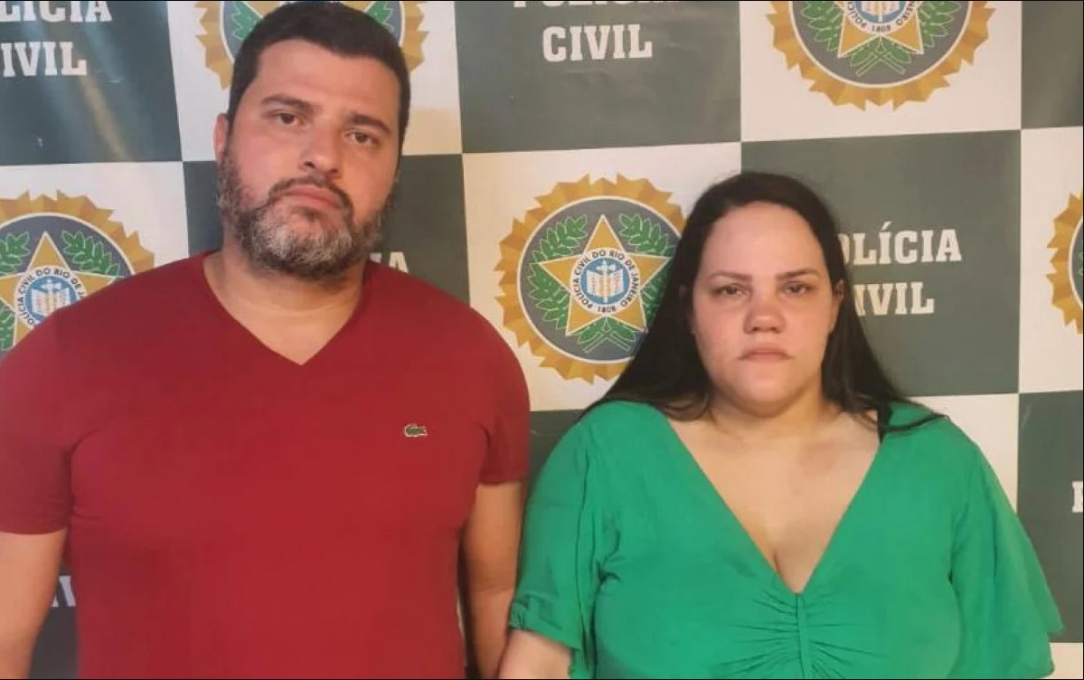 casal preso por estelionato em Jacarepaguá