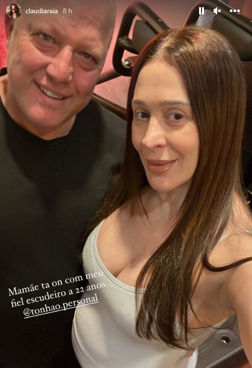 Cláudia Raia academia