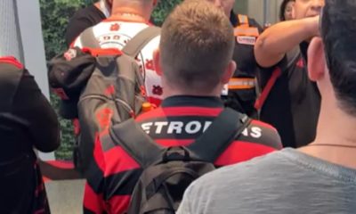 confusão torcedores flamengo