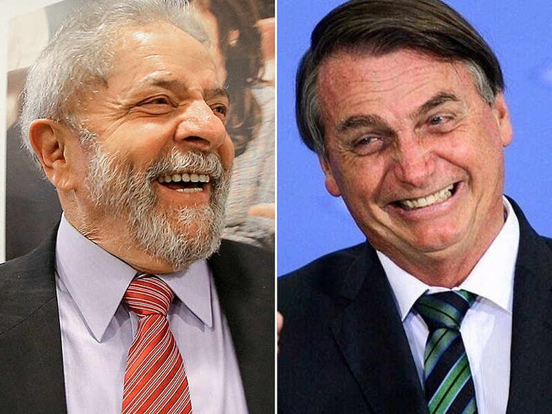 Jair Bolsonaro e Lula