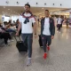 Embarque do time do Internacional para pegar o Flamengo no Brasileiro