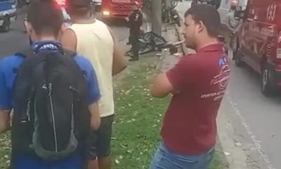 Motociclista morre após veículo bater em poste na Zona Oeste do Rio