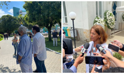 Famosos, amigos e familiares se despedem de Isabel Salgado no cemitério do Caju, no Rio