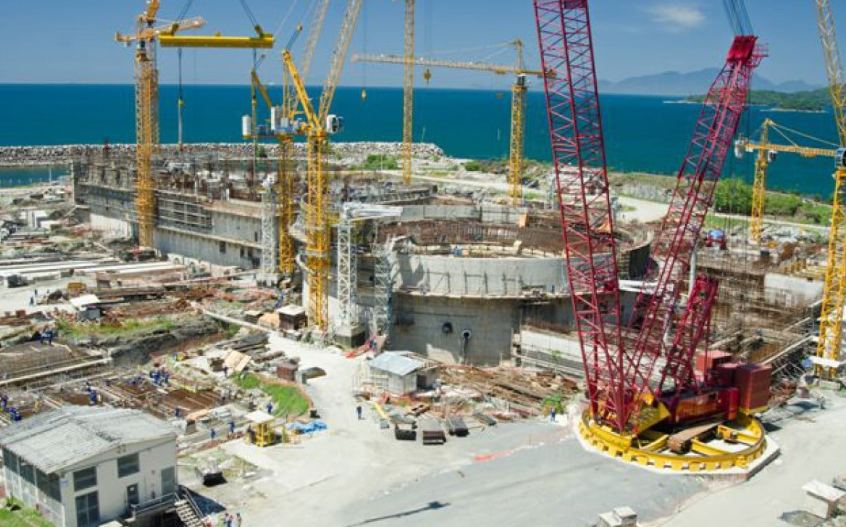 Obra de concretagem de Angra 3 é retomada