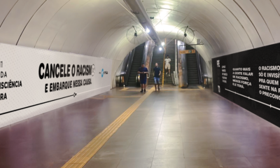 Consciência Negra: MetrôRio lança campanha'Cancele o racismo e embarque nessa causa'