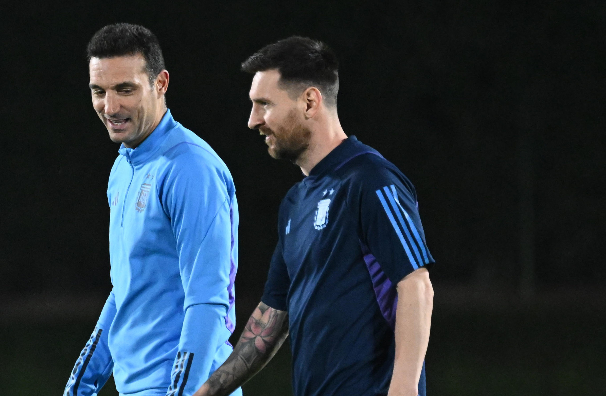 Messi e Scaloni