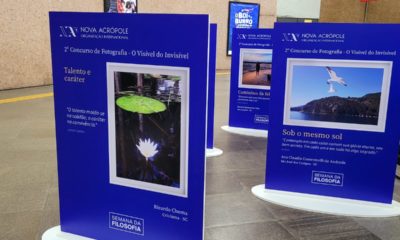 Estações do MetrôRio recebem exposição comemorativa ao Dia Mundial da Filosofia